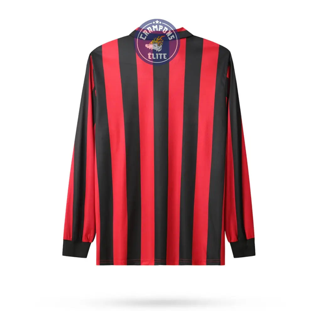 AC Milan 1988/89 Domicile à manches longues
