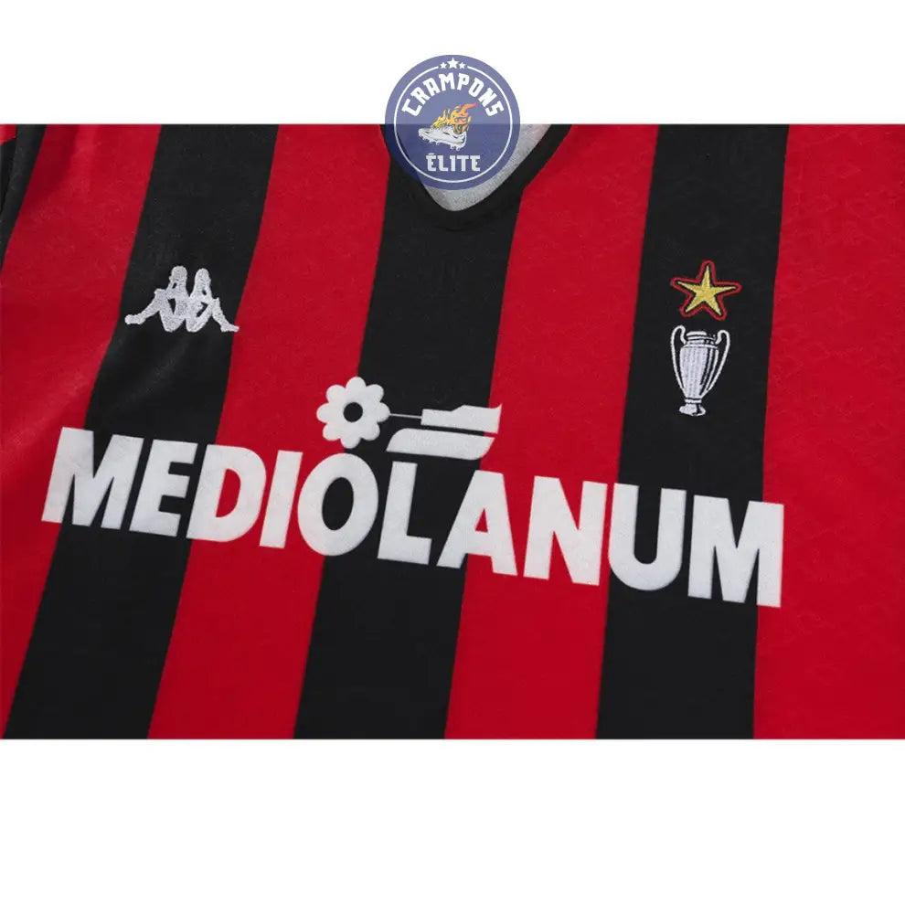 Image of AC Milan 1989/90 Domicile à manches longues