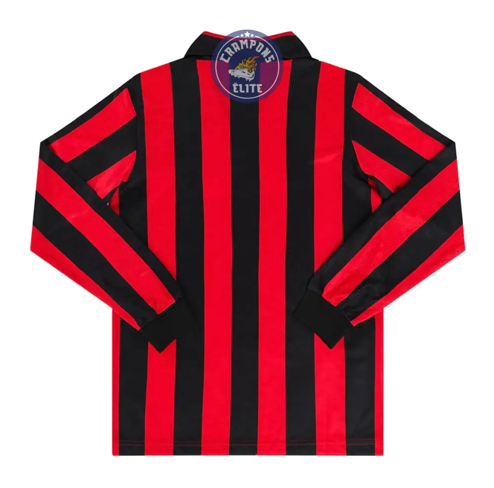 AC Milan 1989/90 Domicile à manches longues