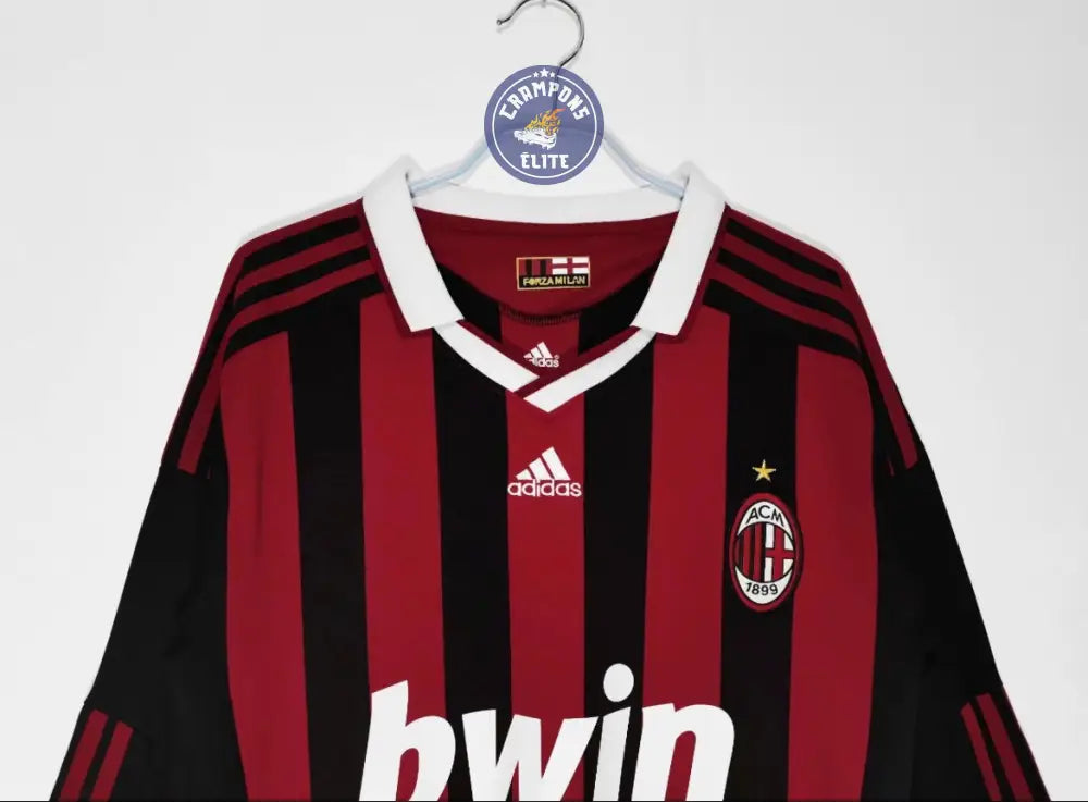 AC Milan 2009/10 Domicile à manches longues