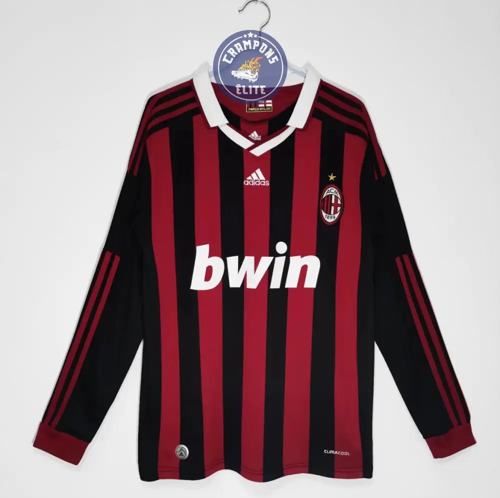 AC Milan 2009/10 Domicile à manches longues