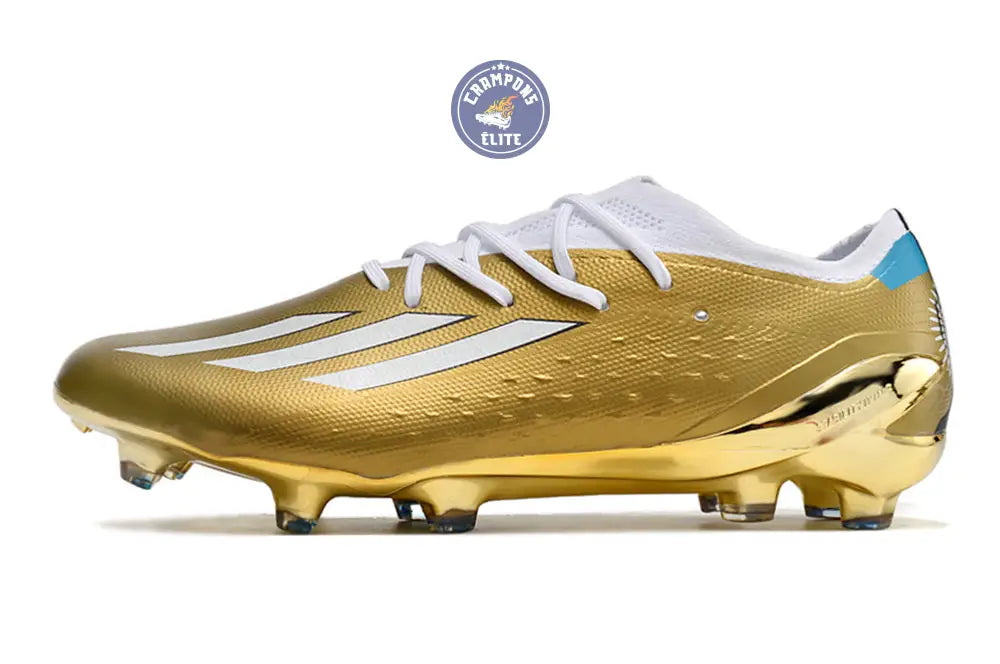 ADIDAS X SPEEDPORTAL MESSI.1 FG LEYENDA - DORÉ/BLANC/BLEU