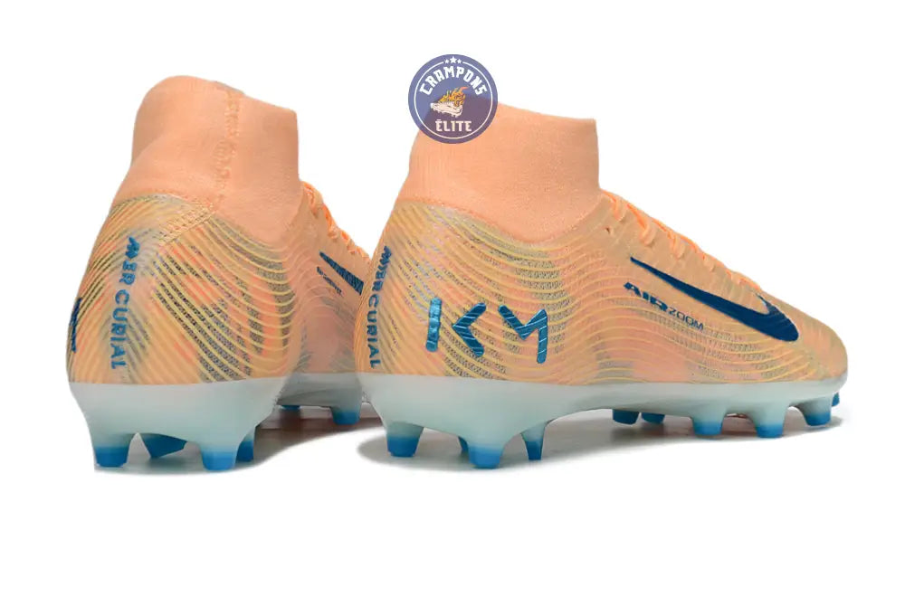 Air Zoom Mercurial Superfly 10 AG Kylian Mbappe - Orange/Bleu turquoise