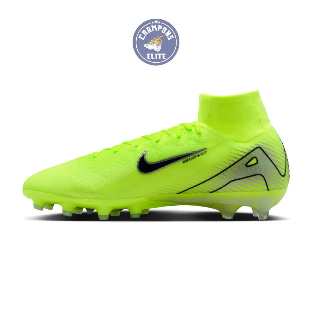 Air Zoom Mercurial Superfly 10 AG - Vert/Jaune/Argenté/Noir