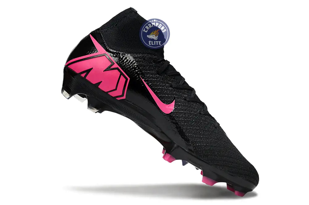 Image of Nike Air Zoom Mercurial Superfly 10 FG - Noir/Rose/Bleu