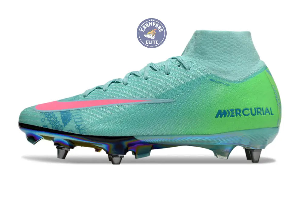 Air Zoom Mercurial Superfly 10 SG Cosmic Speed 2 - Turquoise/Noir ÉDITION LIMITÉE