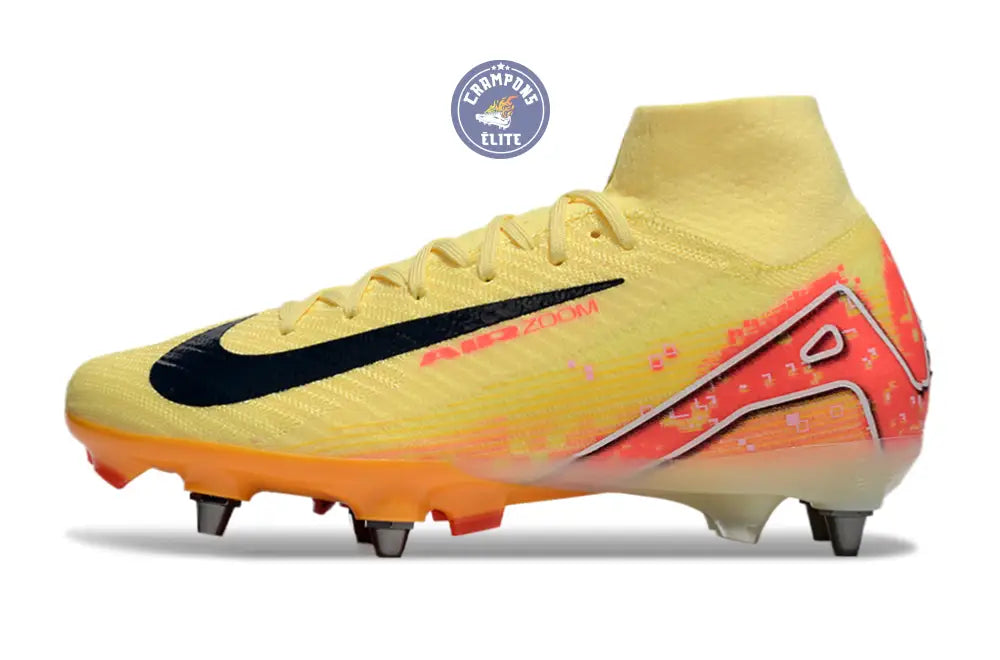 Air Zoom Mercurial Superfly 10 SG Mbappé Personal Edition - Orange/Bleu