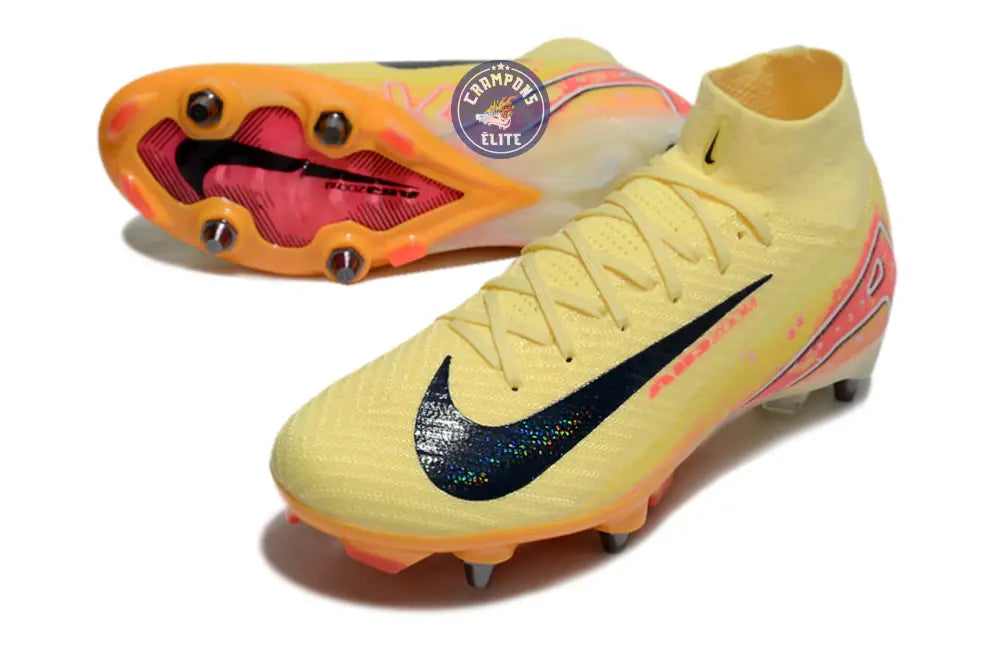 Air Zoom Mercurial Superfly 10 SG Mbappé Personal Edition - Orange/Bleu