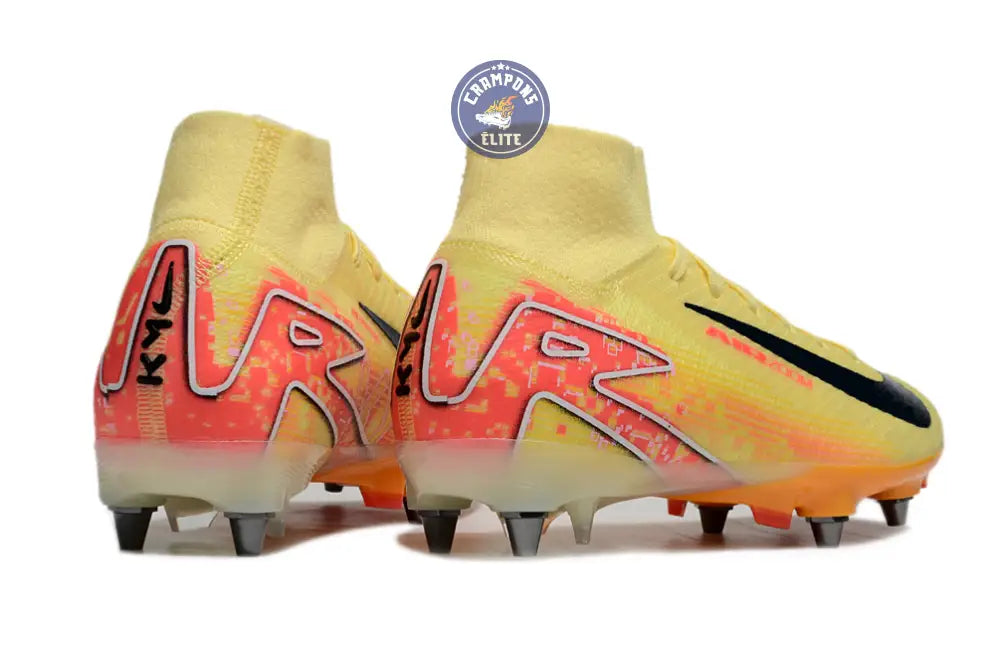 Air Zoom Mercurial Superfly 10 SG Mbappé Personal Edition - Orange/Bleu