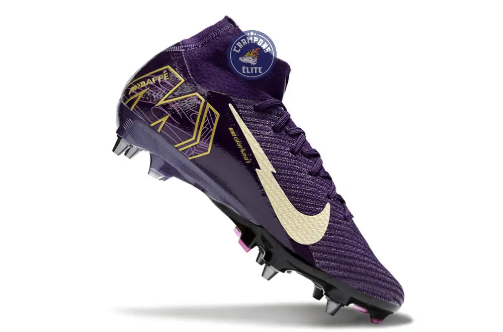 Air Zoom Mercurial Superfly 10 SG Mbappé Personal Edition - Violet/Blanc