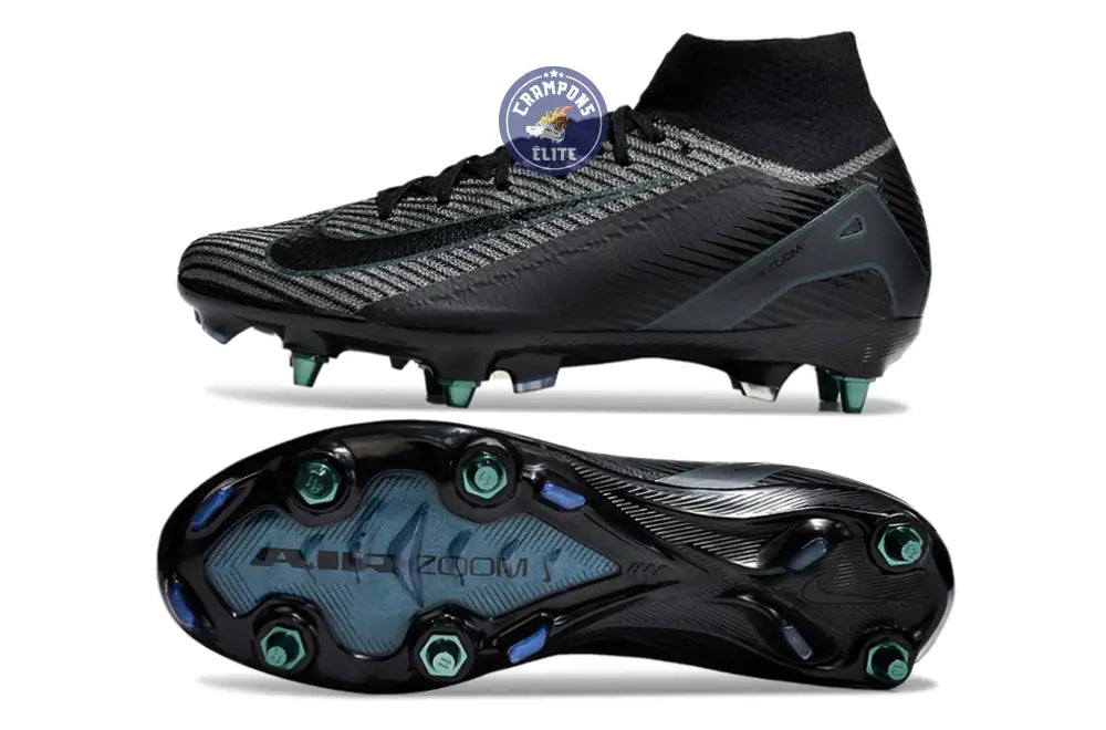 Air Zoom Mercurial Superfly 10 SG-PRO Shadow - Noir/Vert