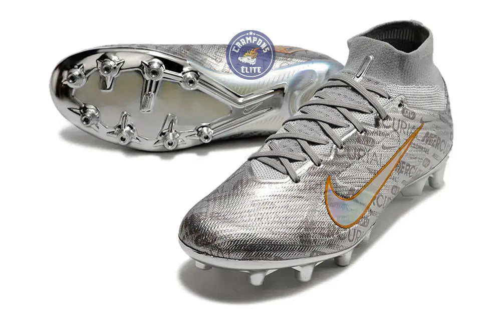 Air Zoom Mercurial Superfly 9 AG - Argenté/Gris/Doré