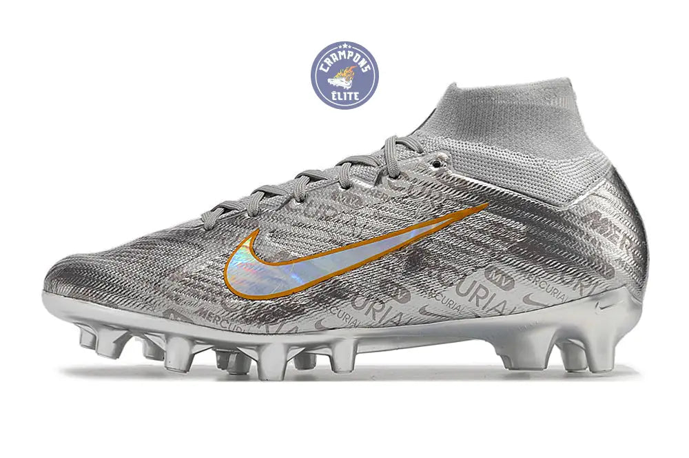 Image of Air Zoom Mercurial Superfly 9 AG - Argenté/Gris/Doré