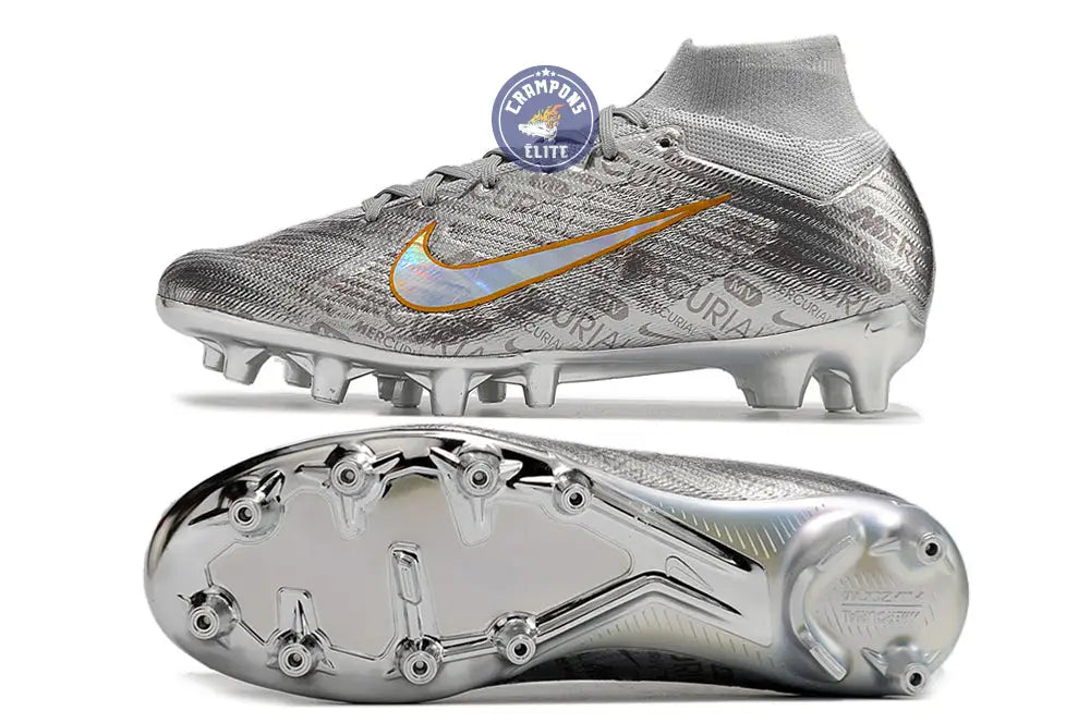 Image of Air Zoom Mercurial Superfly 9 AG - Argenté/Gris/Doré