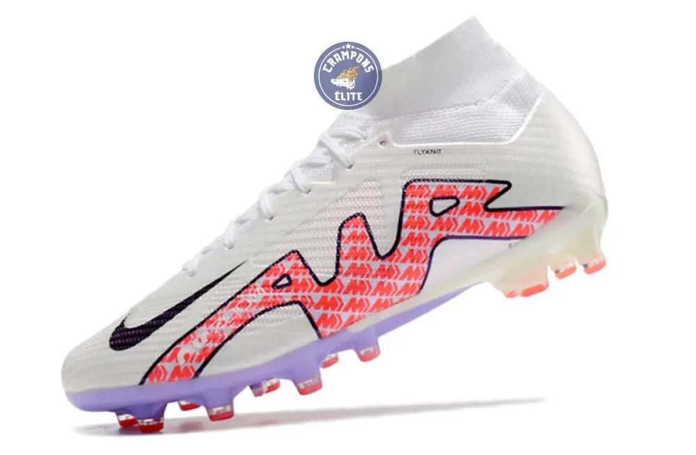 Air Zoom Mercurial Superfly 9 AG - Blanc/Rouge/Blanc ÉDITION LIMITÉE