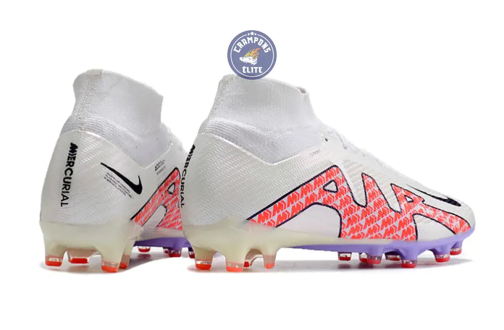 Air Zoom Mercurial Superfly 9 AG - Blanc/Rouge/Blanc ÉDITION LIMITÉE