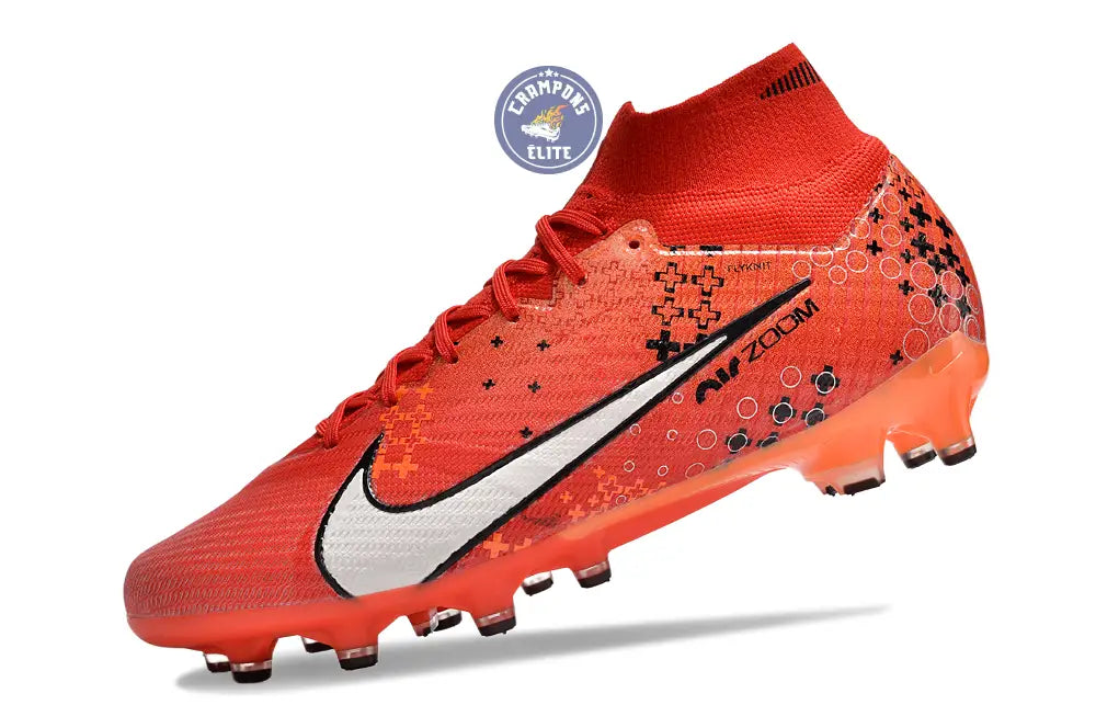 Air Zoom Mercurial Superfly 9 AG Dream Speed 7 - Rouge Cramoisi/Blanc/Bright Mandarin