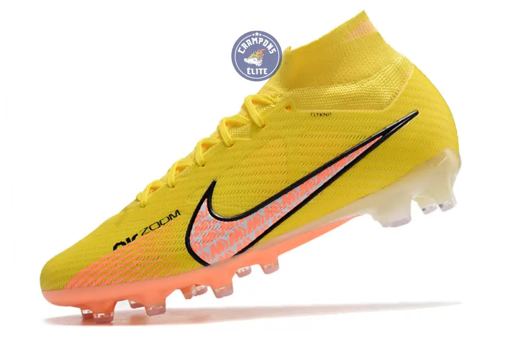 Image of Air Zoom Mercurial Superfly 9 AG Lucent - Jaune/Crépuscule/Barely Grape