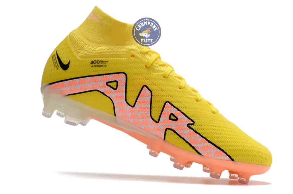 Image of Air Zoom Mercurial Superfly 9 AG Lucent - Jaune/Crépuscule/Barely Grape