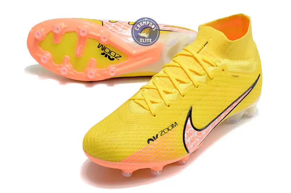 Air Zoom Mercurial Superfly 9 AG Lucent - Jaune/Crépuscule/Barely Grape