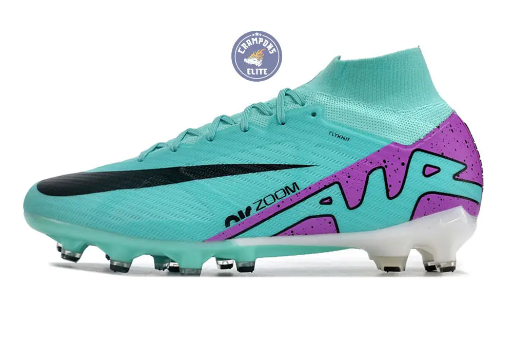 Air Zoom Mercurial Superfly 9 AG Peak Ready - Turquoise/Rose/Noir/Blanc