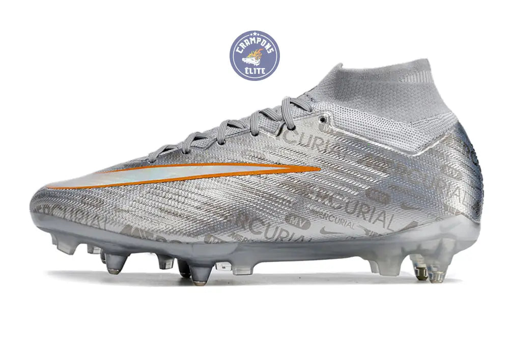 Air Zoom Mercurial Superfly 9 Anticlog SG - Argenté/Gris/Doré/Blanc