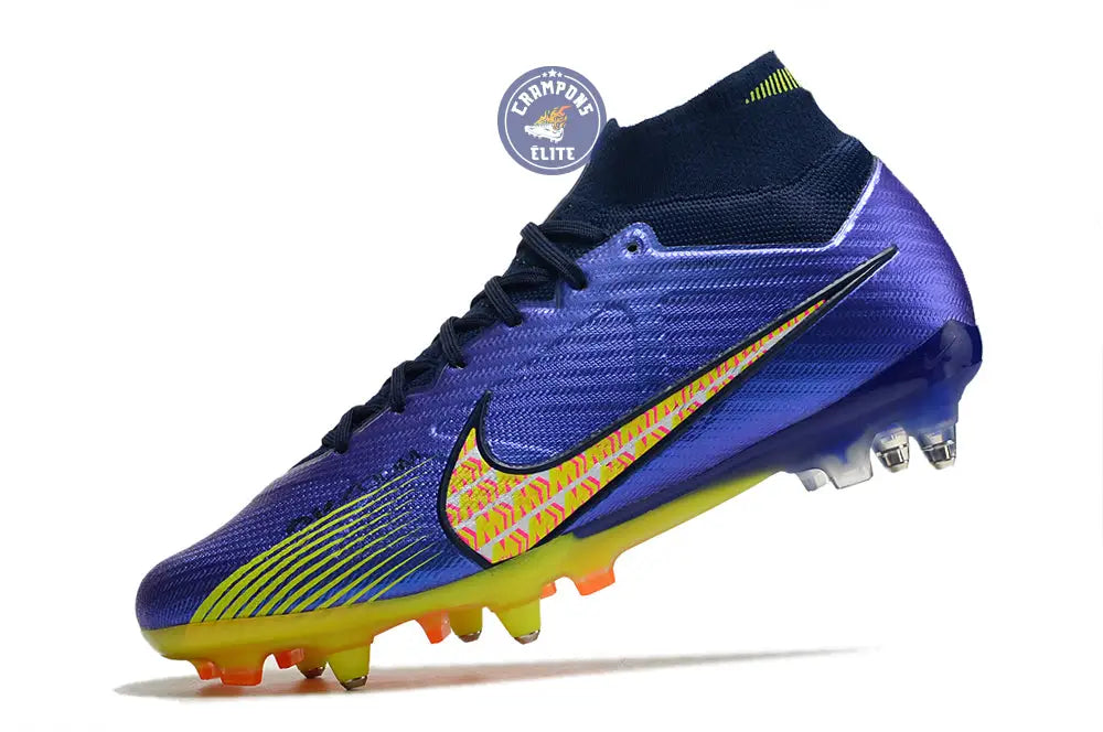 Air Zoom Mercurial Superfly 9 Anticlog SG - Bleu Marine/Bleu/Jaune/Orange