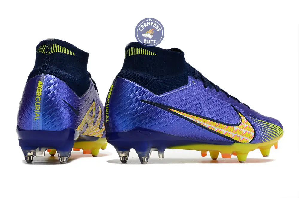 Air Zoom Mercurial Superfly 9 Anticlog SG - Bleu Marine/Bleu/Jaune/Orange