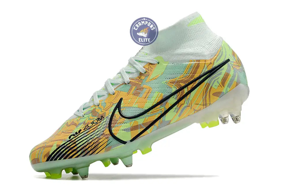 Image of Air Zoom Mercurial Superfly 9 Anticlog SG Bonded - Vert/Bleu/Orange