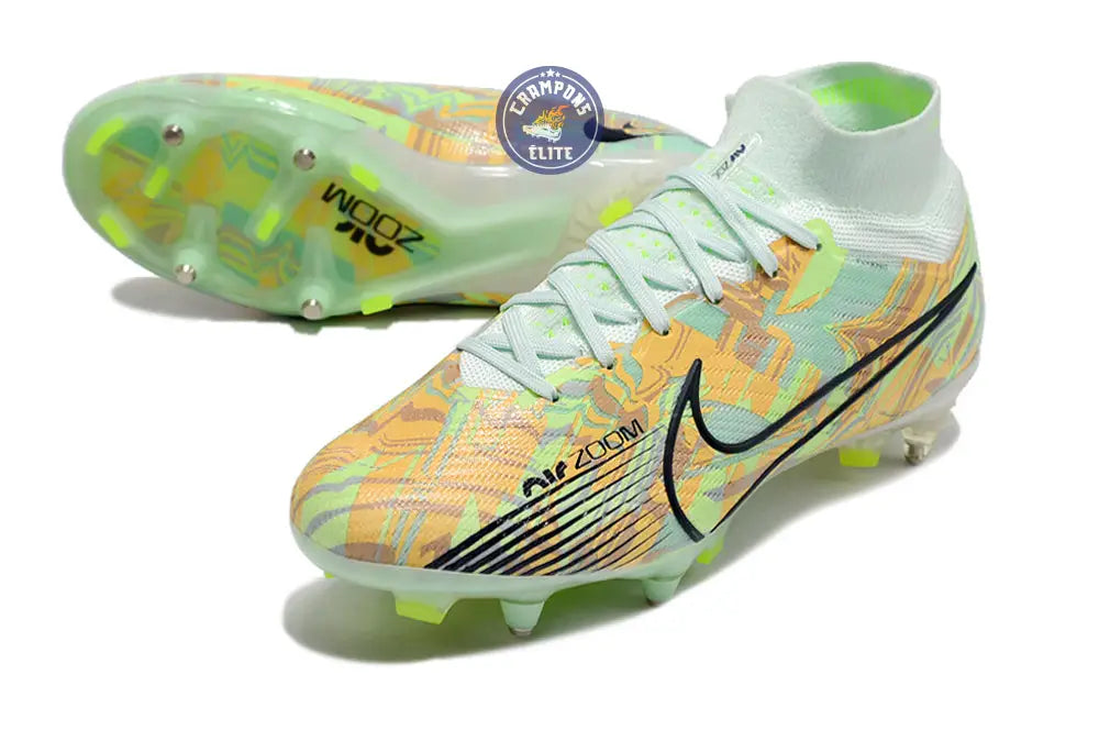 Air Zoom Mercurial Superfly 9 Anticlog SG Bonded - Vert/Bleu/Orange