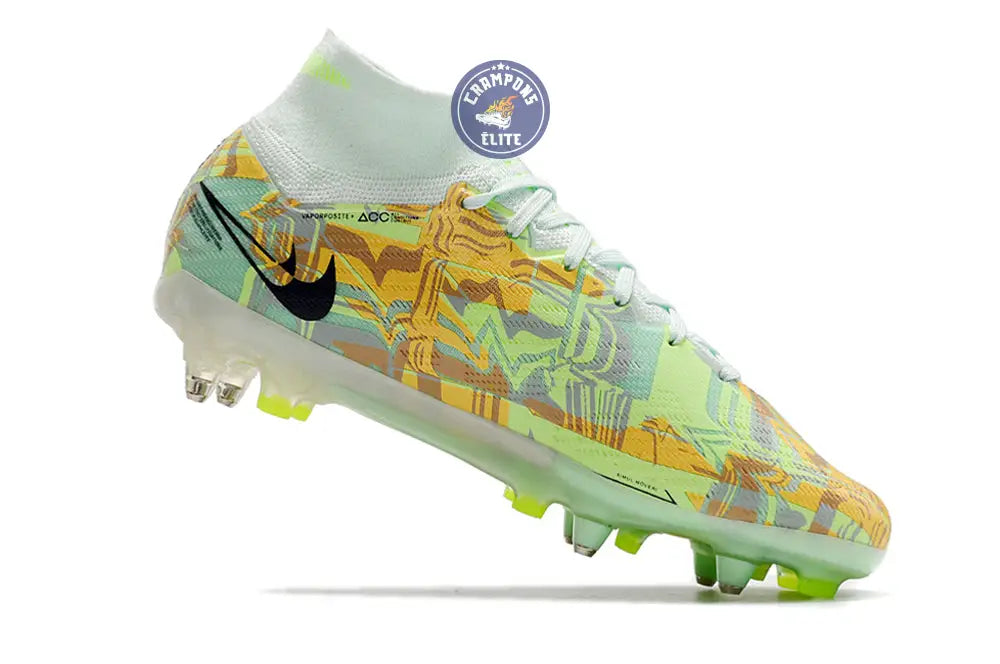 Image of Air Zoom Mercurial Superfly 9 Anticlog SG Bonded - Vert/Bleu/Orange