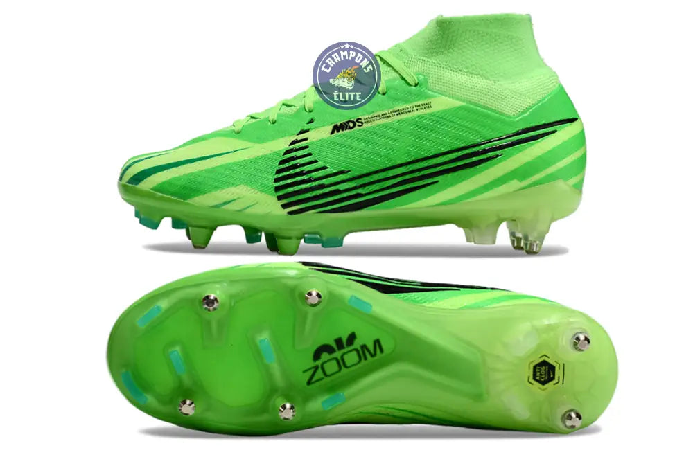 Image of Air Zoom Mercurial Superfly 9 Anticlog SG Dream Speed 8 - Vert/Noir/Vert