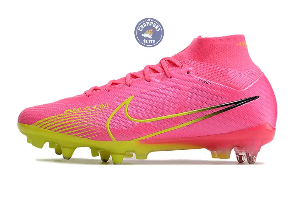 Air Zoom Mercurial Superfly 9 Anticlog SG Luminous - Rose/Jaune Fluo/Gris