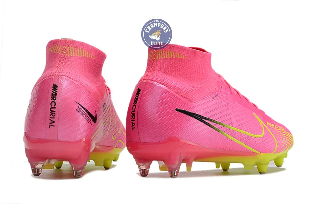 Air Zoom Mercurial Superfly 9 Anticlog SG Luminous - Rose/Jaune Fluo/Gris