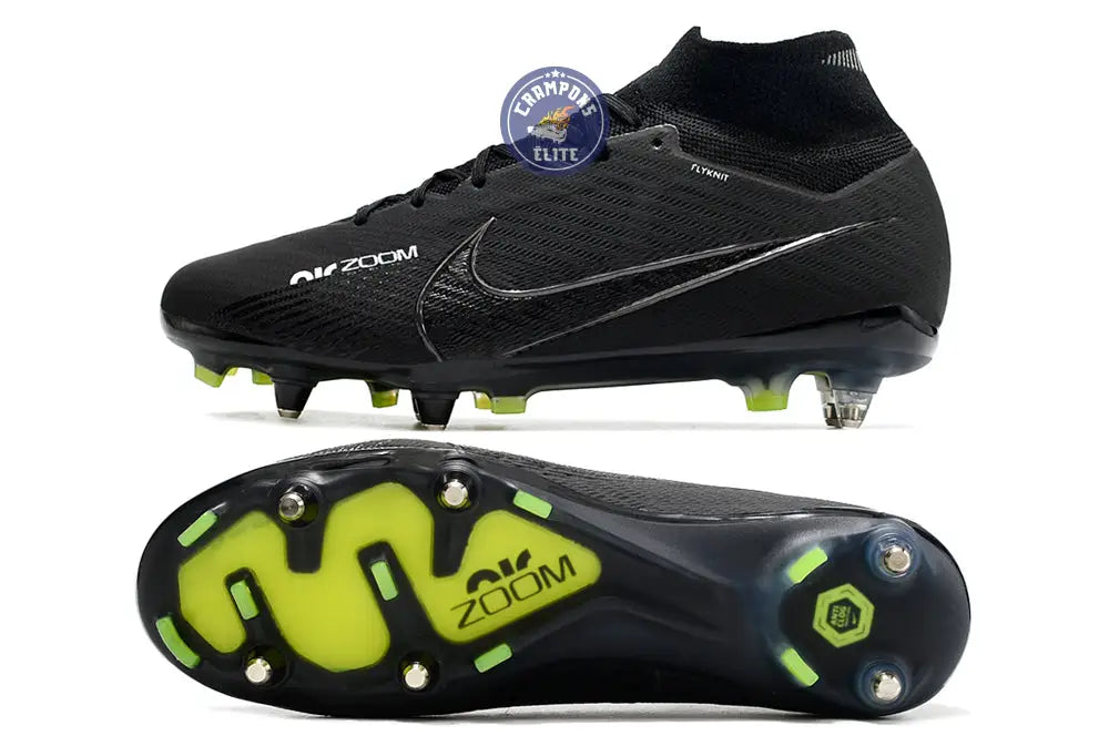 Image of Air Zoom Mercurial Superfly 9 Anticlog SG - Noir/Gris/Blanc/Jaune Fluo