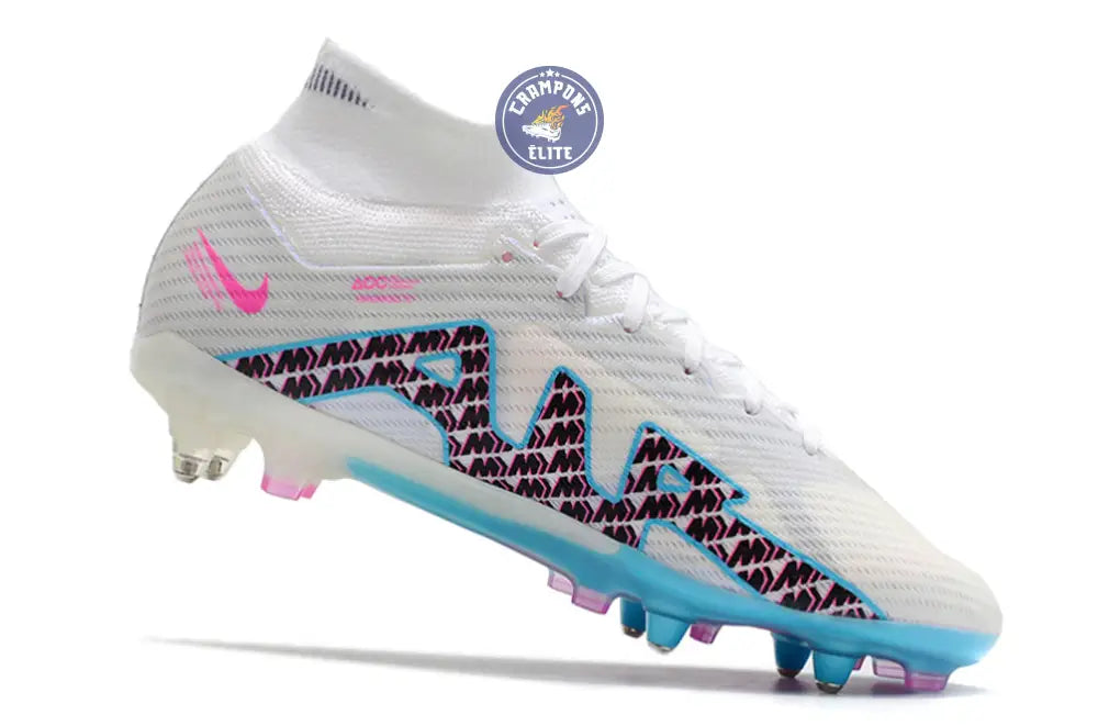 Air Zoom Mercurial Superfly 9 Anticlog SG-PRO Blast - Blanc/Bleu/Rose/Violet
