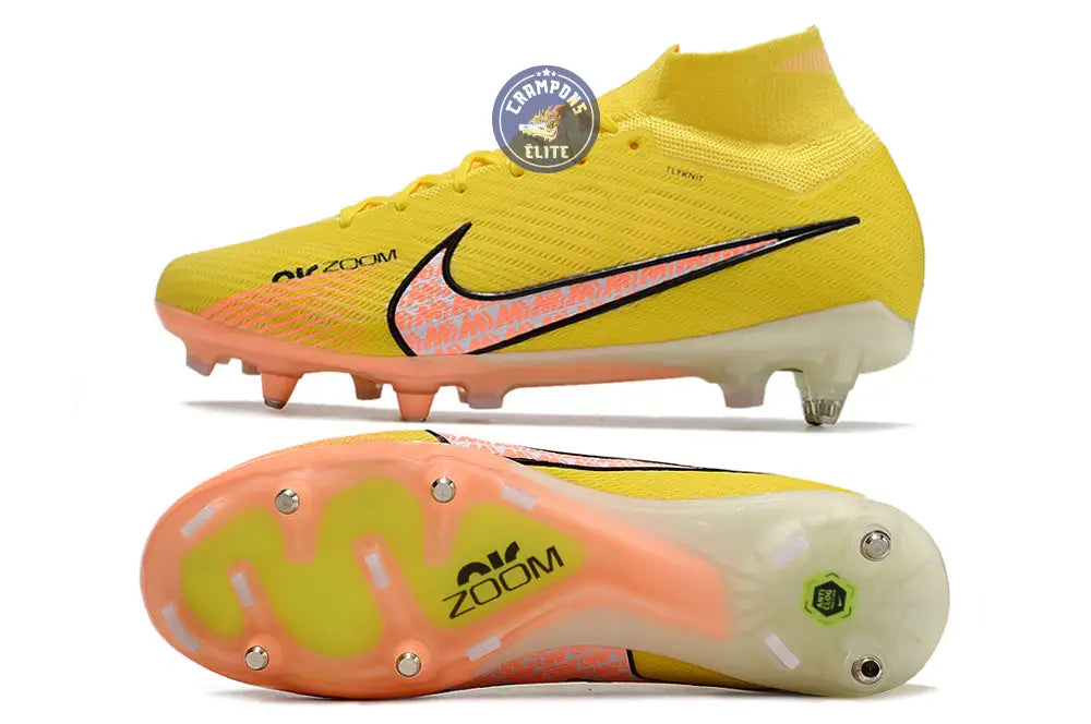 Image of Air Zoom Mercurial Superfly 9 Anticlog SG-PRO Lucent - Jaune/Crépuscule/Doll