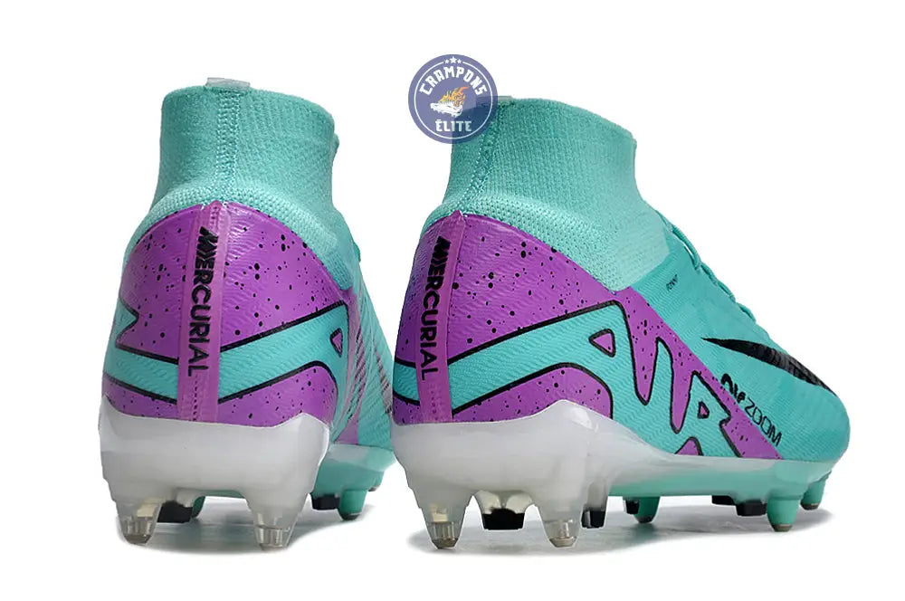 Air Zoom Mercurial Superfly 9 Anticlog SG-PRO Peak Ready - Turquoise/Rose/Noir/Blanc