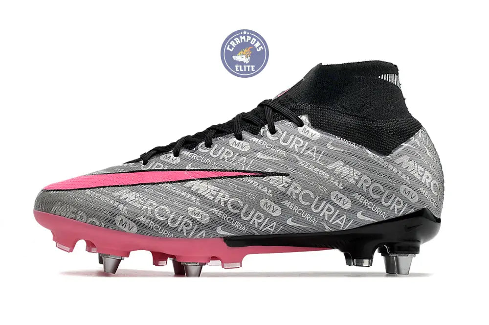 Image of Air Zoom Mercurial Superfly 9 SG 25 - Argenté/Rose/Noir