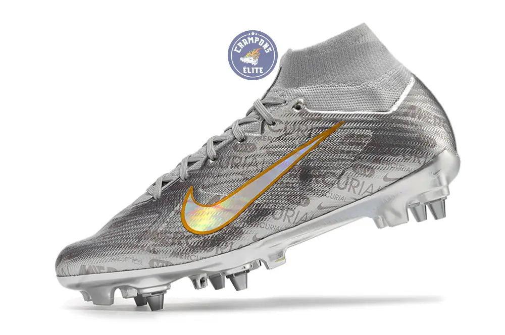 Air Zoom Mercurial Superfly 9 SG - Argenté/Gris/Doré