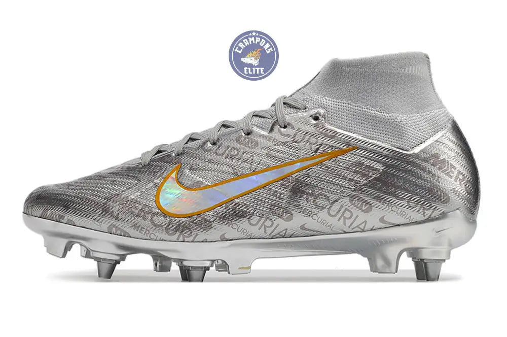 Air Zoom Mercurial Superfly 9 SG - Argenté/Gris/Doré