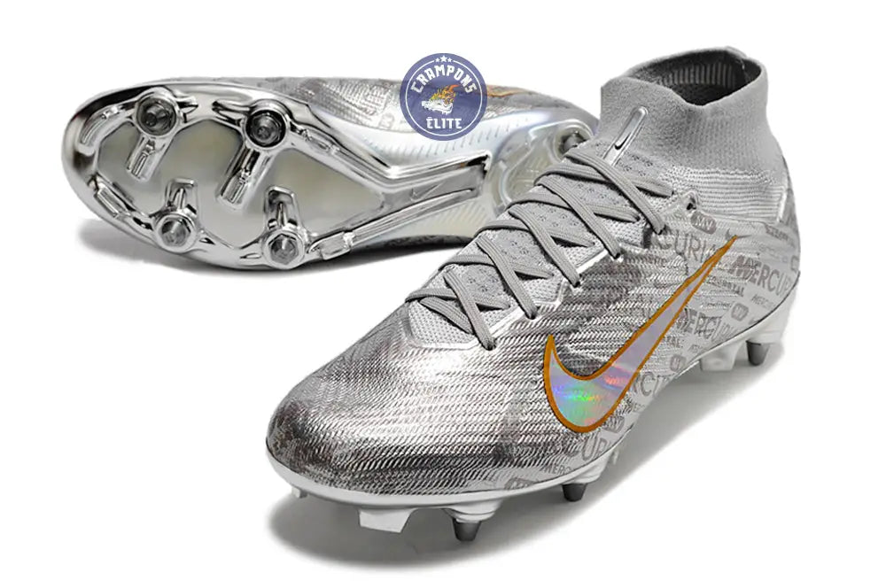 Air Zoom Mercurial Superfly 9 SG - Argenté/Gris/Doré