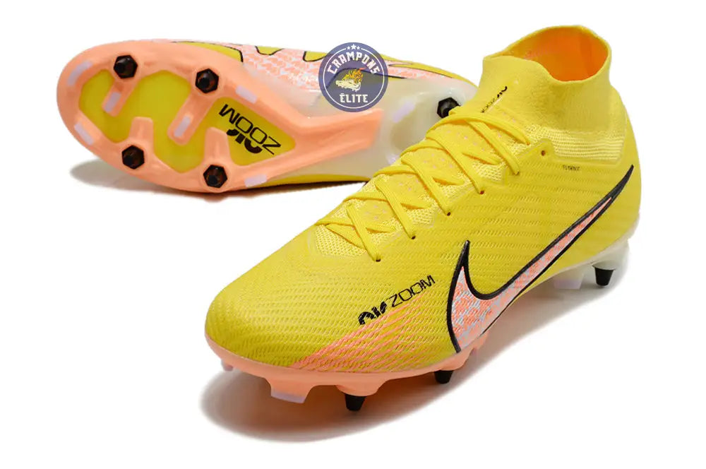 Image of Air Zoom Mercurial Superfly 9 SG-PRO Lucent - Jaune/Crépuscule/Doll