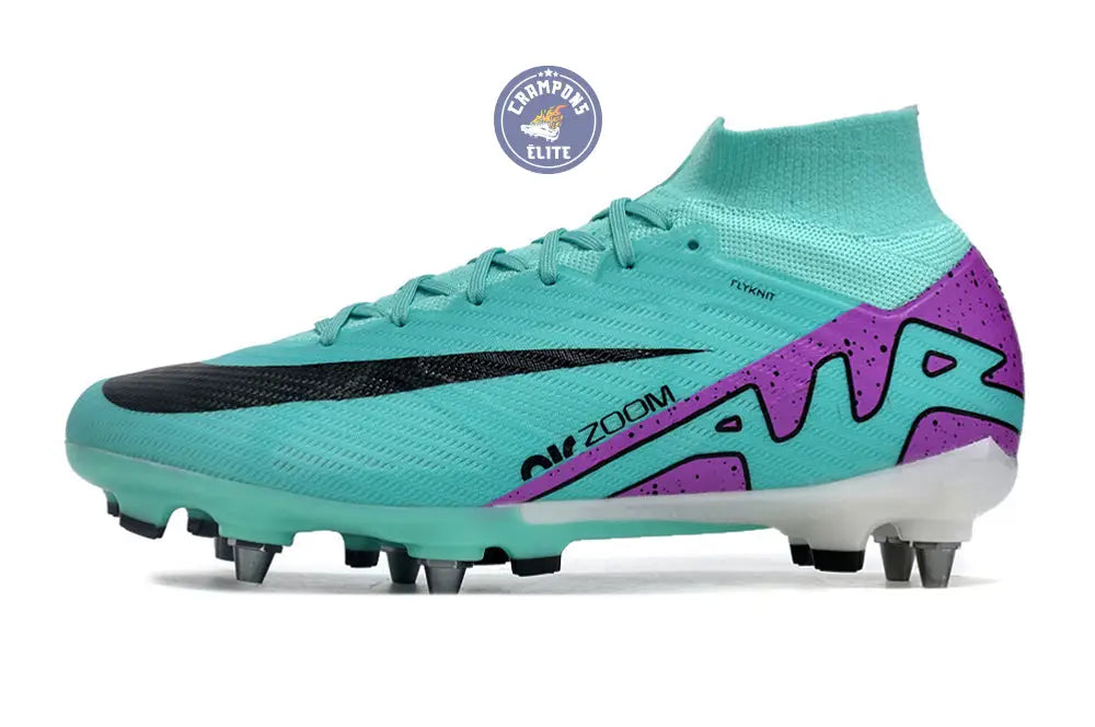 Air Zoom Mercurial Superfly 9 SG-PRO Peak Ready - Turquoise/Rose/Noir/Blanc