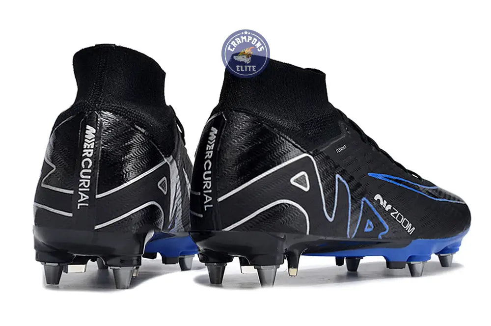 Air Zoom Mercurial Superfly 9 SG-PRO Shadow - Noir/Chrome/Bleu