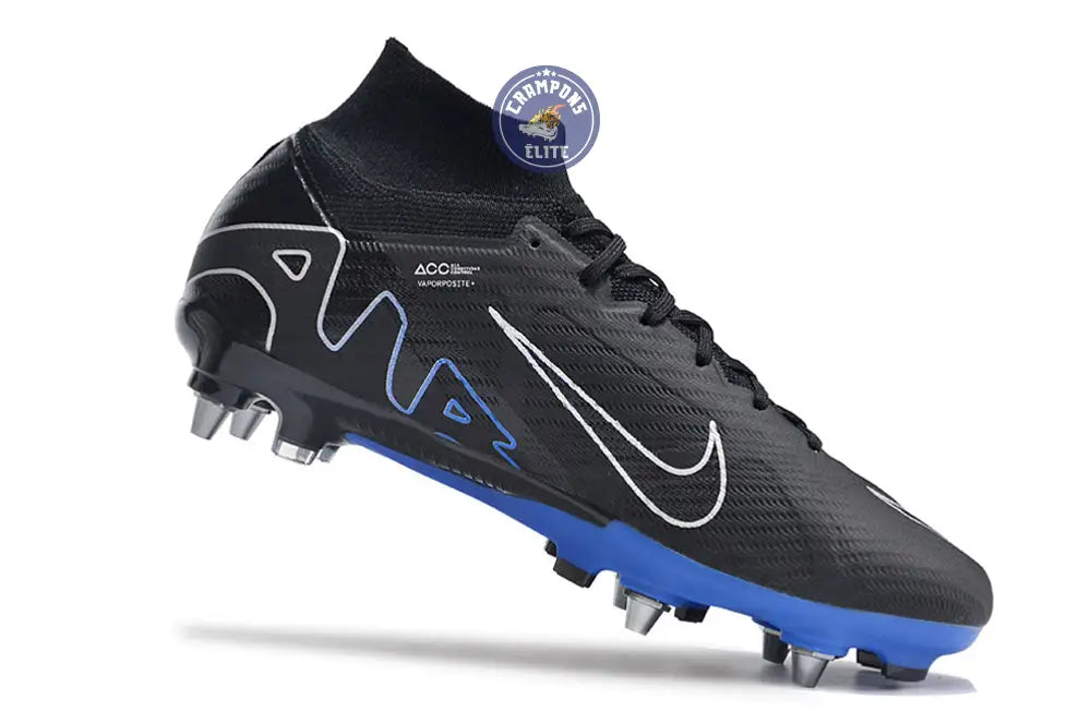 Air Zoom Mercurial Superfly 9 SG-PRO Shadow - Noir/Chrome/Bleu