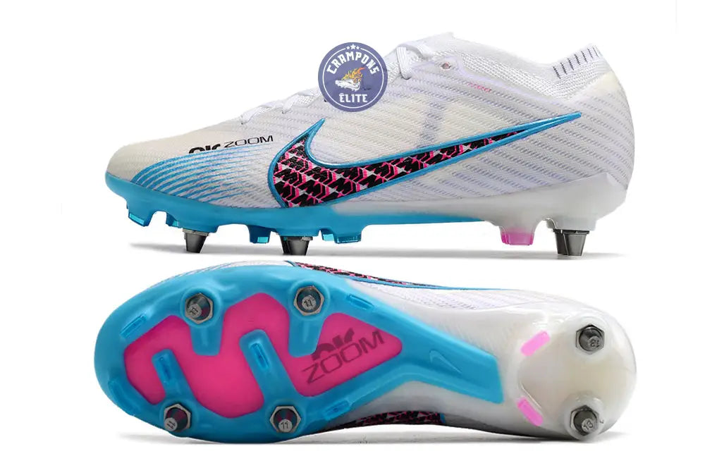 Air Zoom Mercurial Vapor 15 Academy Anticlog SG - Blanc/Bleu/Rose