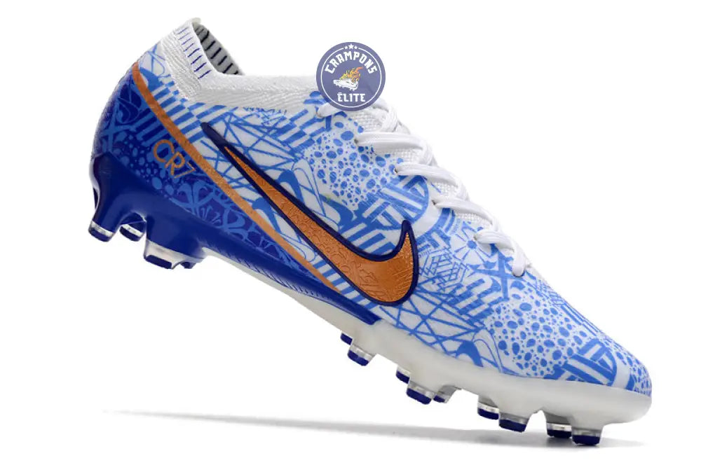 Image of Air Zoom Mercurial Vapor 15 AG-PRO CR7 Personal Edition - Blanc/Cuivré/Bleu