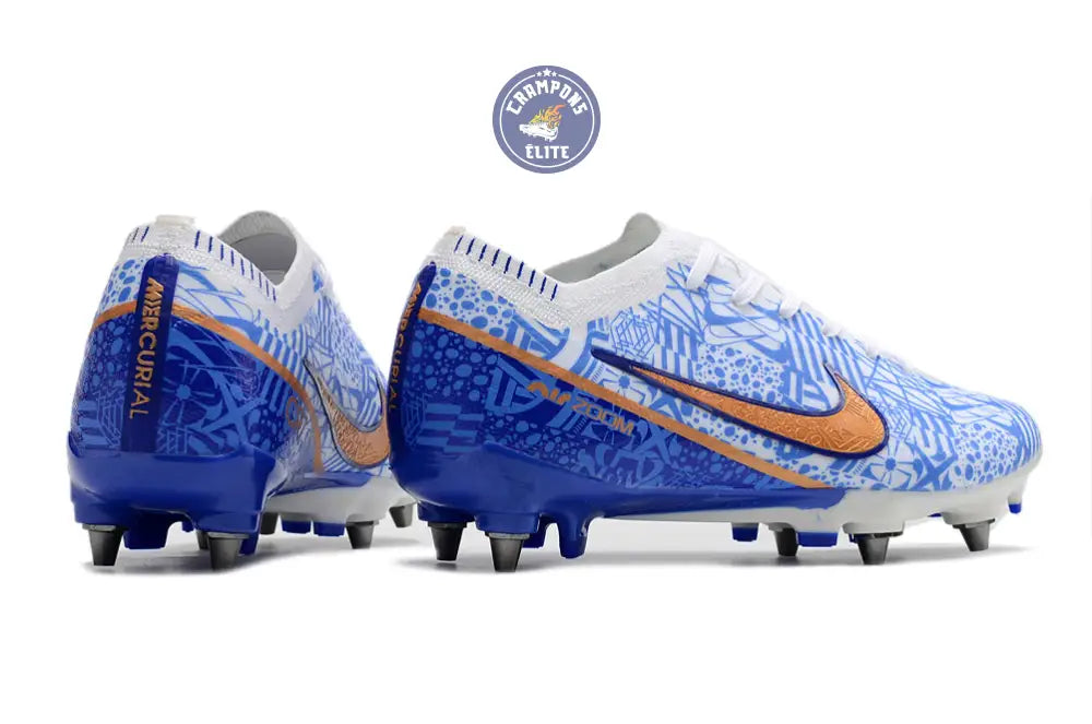 Image of Air Zoom Mercurial Vapor 15 Anticlog SG-PRO CR7 Personal Edition - Blanc/Cuivré/Bleu