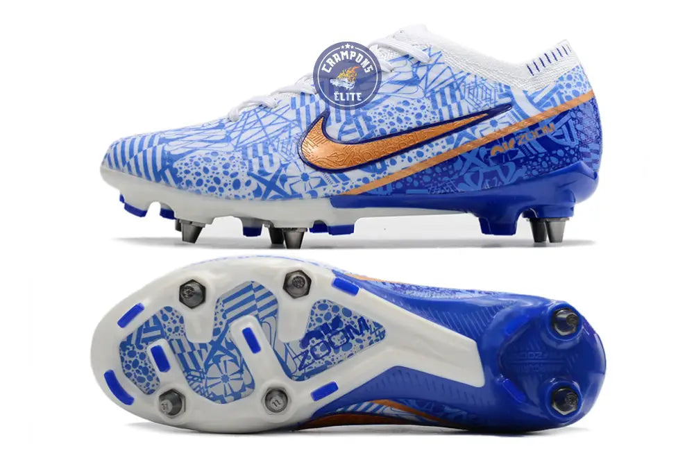 Air Zoom Mercurial Vapor 15 Anticlog SG-PRO CR7 Personal Edition - Blanc/Cuivré/Bleu